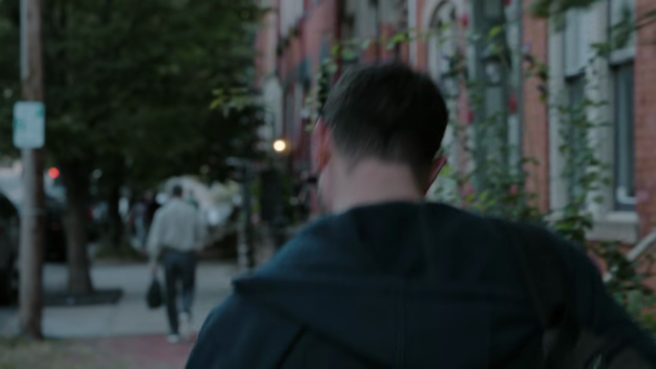 Robby dodging a tree on Cedar Ave